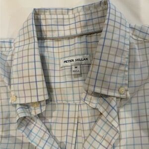 Peter Millar Men's Pastel Plaid Shirt